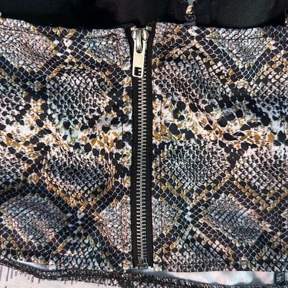 Cropped snake print bustier - Picture 5 of 5
